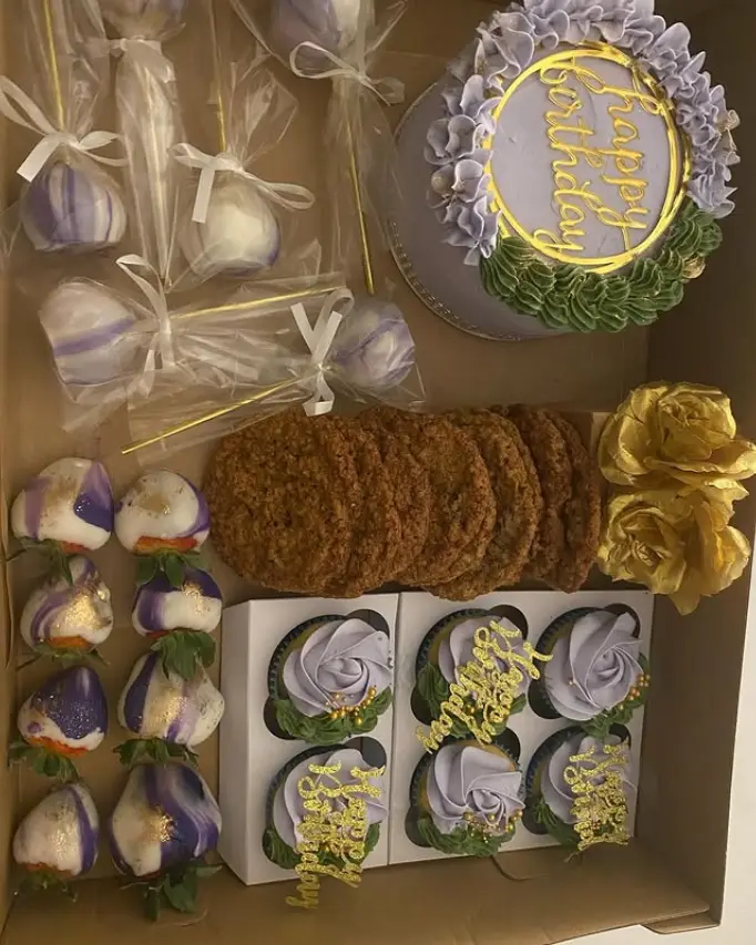 Lavender treat box